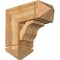 Ekena Millwork Balboa Arts and Crafts Rough Sawn Bracket w/ Offset Brace, Western Red Cedar, 8"W x 18"D x 18"H BKT0806X18X18BOA03RWR - alternate 1